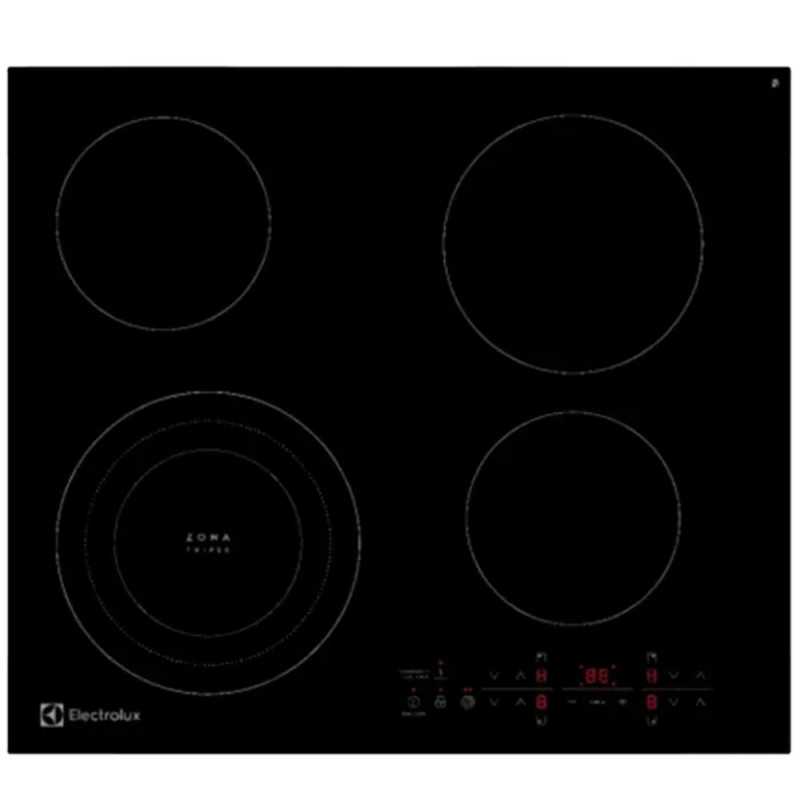 Frigidaire plantilla eléctrica vidrio 24" empotrable 4 quemadores ETEF24F7ESB