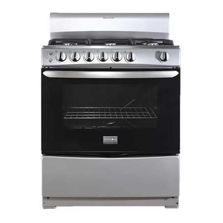 Frigidaire cocina de gas 30" 6 quemadores silver FKGH30C3MDQG