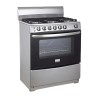 Frigidaire cocina de gas 30" 6 quemadores silver FKGH30C3MDQG