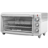 Black + Decker Horno Tostador con Freidora de Aire 8 rebanadas inox TO3265xSS-LA