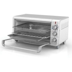 Black + Decker Horno Tostador con Freidora de Aire 8 rebanadas inox TO3265xSS-LA
