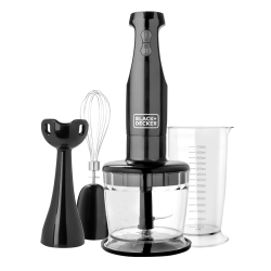 Black + Decker batidora de inmersion 3 en 1 2 veloc 200w negra - HB2800B