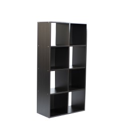 Kenneth Cole librero cubo unit color negro W61.5 x H122.5 x D29.5 cm-KCWD2022052-B