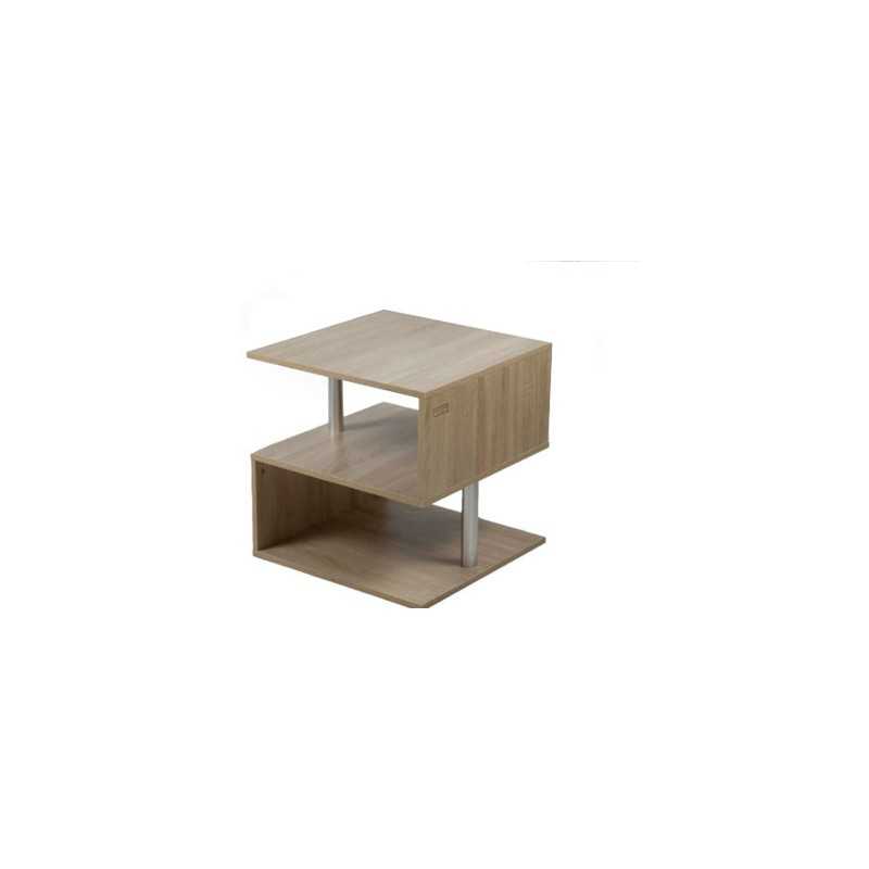 Kenneth Cole mesa de centro color roble W50 x H50 x D50 cm-KCWD2022054-O