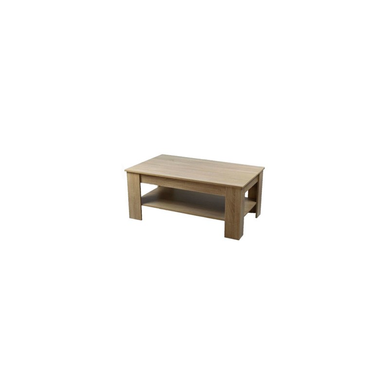 Kenneth Cole mesa de centro color roble W110 x H47 x D65 cm-KCWD2022059-O