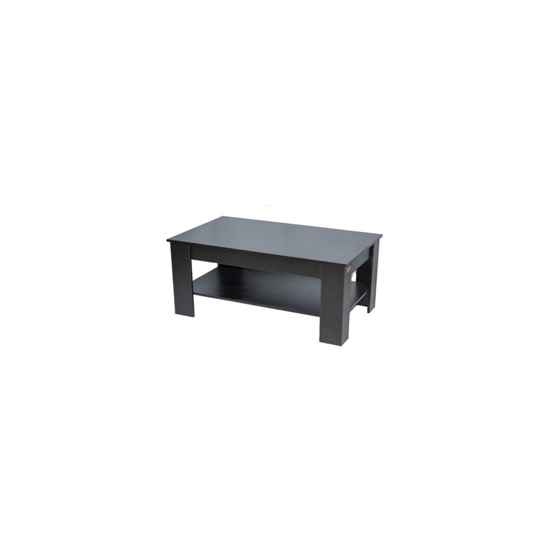 Kenneth Cole mesa de centro color negro W110 x H47 x D65 cm-KCWD2022059-B