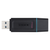 Kingston memoria exodia negra con turquesa 64GB usb 3.2 DTX/64GB