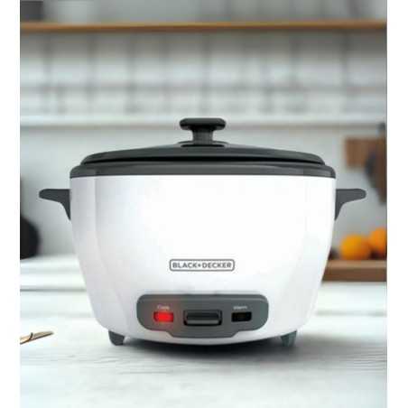 Black + Decker olla arrocera 14 tz cocidas blanca RC514