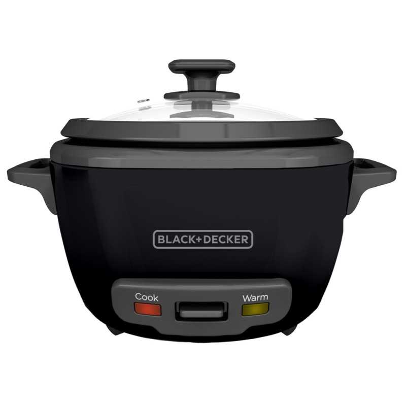 Black + Decker olla arrocera 14 tz cocidas negra RC514B