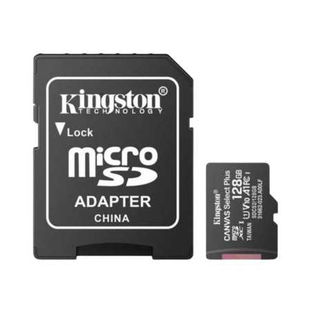 Kingston tarjeta de memoria 128GB SDXC Canvas Go Plus Gen4 200MB/s C10 UHS-I U3 V30 - SDG4/128GB