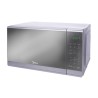 Midea Microondas 0.7 pies puerta con acabado espejo Gabinete Gris MMDF07S2MG