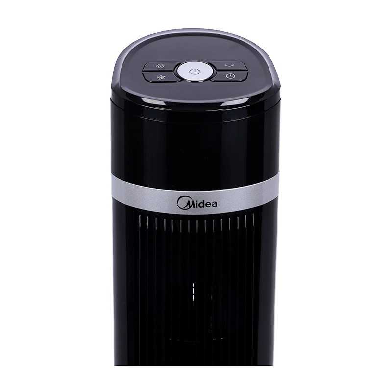 Midea ventilador de torre cool elegance 48” blanco y negro MTF18TR-CA