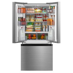 Midea Refrigerador French Door Inverter de 19 pies Plateado MDRF700FGM46