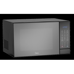 Midea microondas 1.4 pc puerta espejo gabinete negro MMDK14S2MB