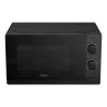 Midea Microondas 0.7 pies puerta negra Gabinete Negro MMDP07S2BM