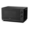 Midea Microondas 0.7 pies puerta negra Gabinete Negro MMDP07S2BM