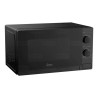 Midea Microondas 0.7 pies puerta negra Gabinete Negro MMDP07S2BM