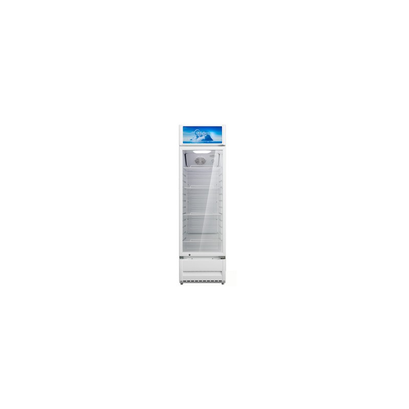 Midea refrigerador  exhibidor 11 pies con luz MDRZ309CCNWH-CA