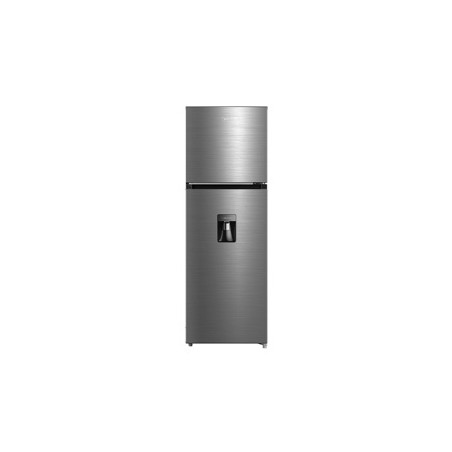 Midea Refrigerador Congelador superior de 13 pies con dispensador Acero inoxidable MDRT489MTM46W