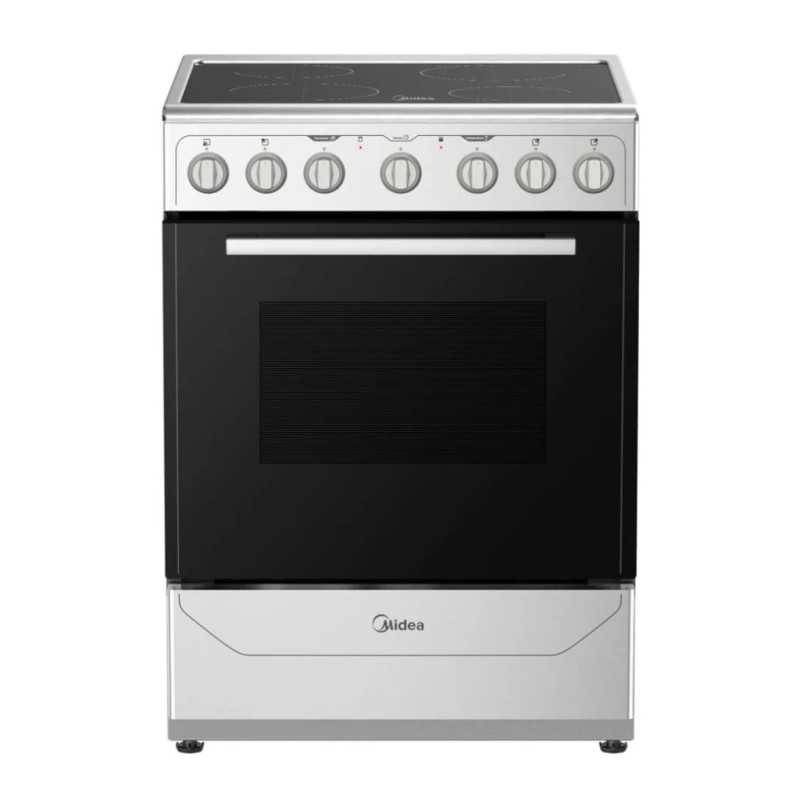 Midea Cocina Eléctrica vitrocerámica de 24" Negro MES24FS2BADBG