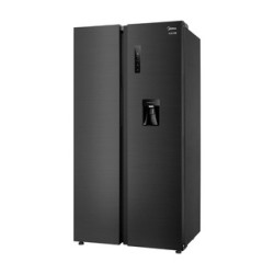 Midea Refrigerador Side by Side Inverter de 20 pies Negro MDRS710FGM28W