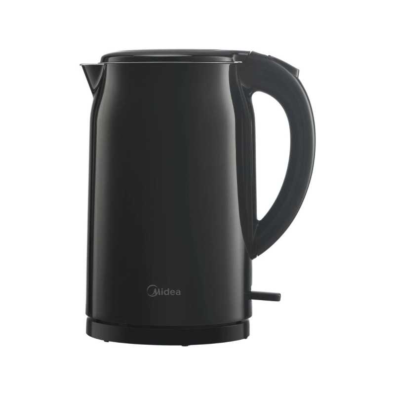 Midea Hervidor de Agua 1.7L doble pared negro 1800W MKE15DMCSK
