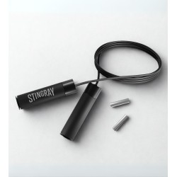 Stingray cuerda para saltar con peso negro SFcuerda-peso