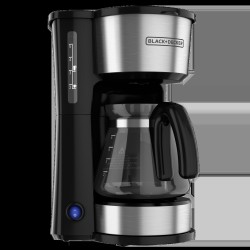 Black + Decker cafetera 5 tazas inox 4 en 1 CM0755S-MX