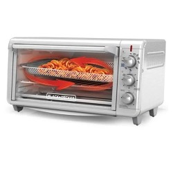 Black + Decker Horno Tostador con Freidora de Aire 8 rebanadas inox TO3265xSS-LA