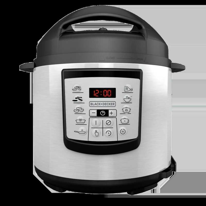 Black + Decker olla multi-usos digital 6l inox PR100SD