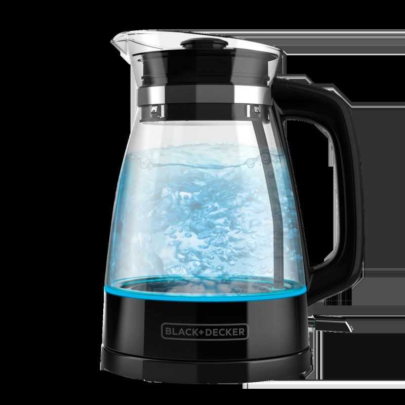 Black + Decker hervidor con iluminación led KE7000B-LA