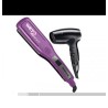 Remington combo secador y alisador ceramica mas iones wet S8001-D5000-F