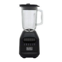 Black + Decker licuadora ice crush 1.5 lts jarra de vidrio negra - BL2209GBB-LA