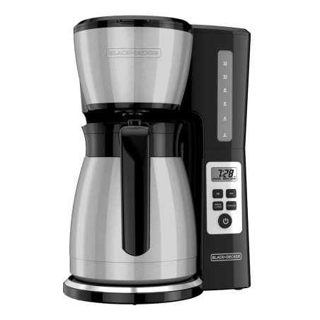 Black + Decker cafetera 12 tazas vortex termica inox - CM2046S-LA