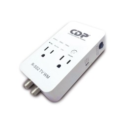 CDP supresor de picos para electrodomesticos para tv-audio y video/ 1800w/15amp R SS2TV