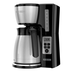 Black + Decker cafetera 12 tazas vortex termica inox - CM2046S-LA