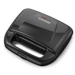 Black + Decker waflera negra WM120B