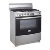 Frigidaire cocina de gas 30" 6 quemadores silver FKGH30C3MDQG