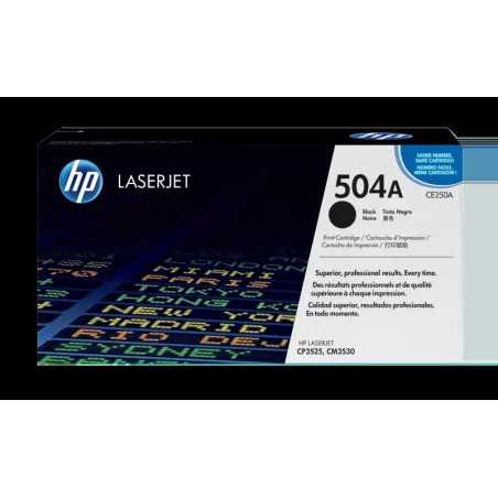 HP toner negro 504 5000 pgs CE250A