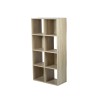 Kenneth Cole librero cubo unit color roble W61.5 x H122.5 x D29.5 cm-KCWD2022052-O