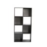 Kenneth Cole librero cubo unit color negro W61.5 x H122.5 x D29.5 cm-KCWD2022052-B