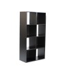 Kenneth Cole librero cubo unit color negro W61.5 x H122.5 x D29.5 cm-KCWD2022052-B