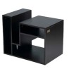 Kenneth Cole mesa auxiliar multifuncional colo negra W60 x H48 x D40 cm-KCWD2022056-B
