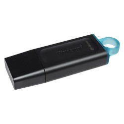 Kingston memoria exodia negra con turquesa 64GB usb 3.2 DTX/64GB
