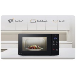 LG Microondas 1.1 pies cúbicos color Negro MS3032JAS