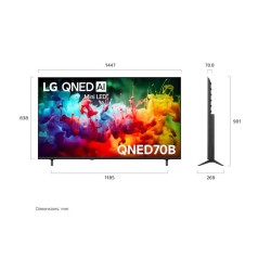 LG Televisor 65" QNED Smart TV 65QNED70BSA