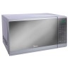 Midea Microondas 0.7 pies puerta con acabado espejo Gabinete Gris MMDF07S2MG