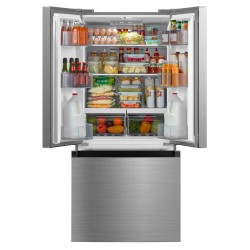 Midea Refrigerador French Door Inverter de 19 pies Plateado MDRF700FGM46
