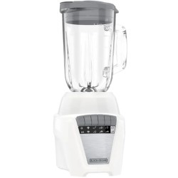 Black + Decker licuadora 2 vasos vid y plast 1.25 L y 1.65 L 700W blanca - BL0876-3WDLA