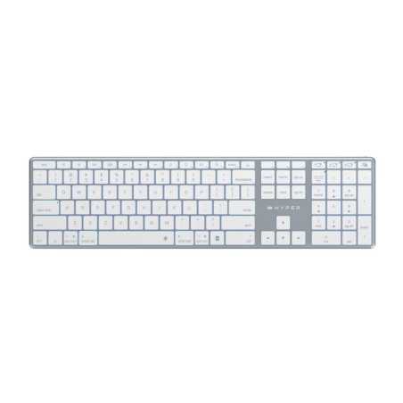 Targus teclado hyper bluetooth compatible con macOS & Windows, iPadOS & Android, ChromeOS en blanco